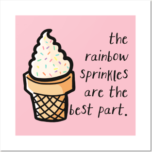 Rainbow Sprinkles Posters and Art
